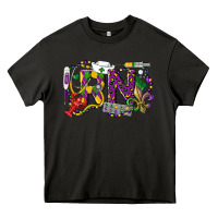 Asphalt RN Registered Nurse Mardi Gras Heavy Core Tee - LillyAllenDesigns