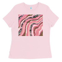 Bubblegum Pink valentine's day watercolor Ladies Tee - RanaPortraitStore