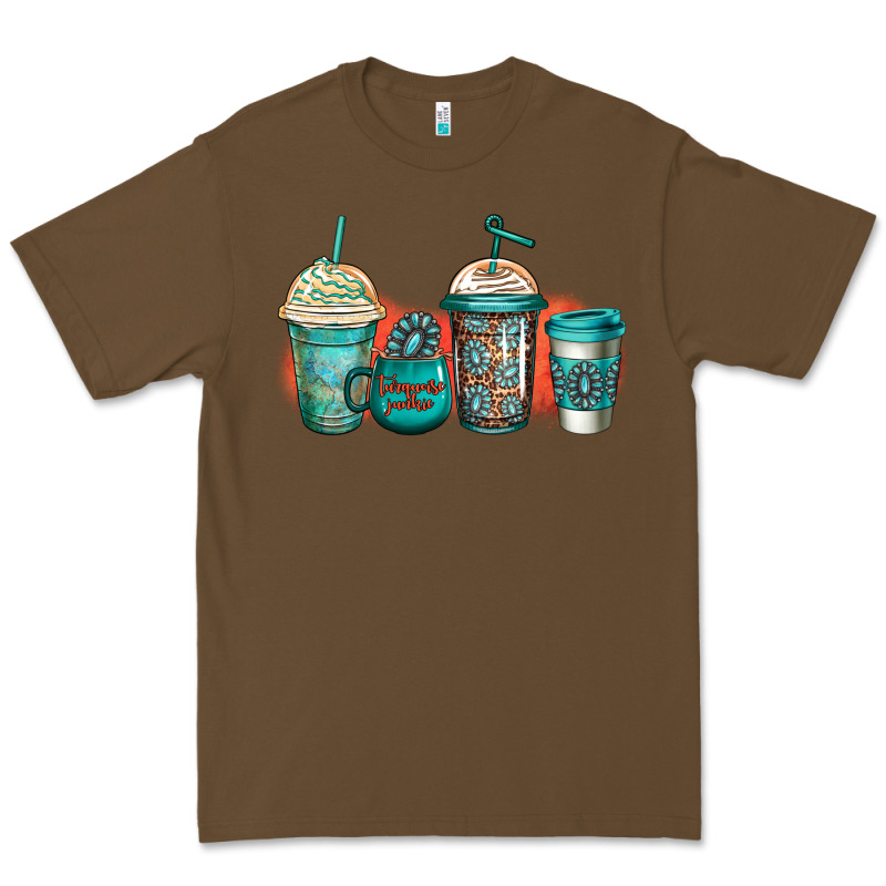 Turquoise Junkie Coffee Cups Premium Tee by Jasminsmagicworld | Teevron