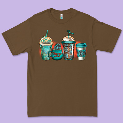 Turquoise Junkie Coffee Cups Premium Tee Designed By Jasminsmagicworld