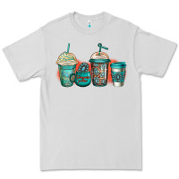 Dove Grey turquoise junkie coffee cups Premium Tee - Jasminsmagicworld