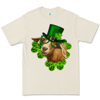 Bone st. patrick's day goat clovers and leprechaun hat Premium Tee - RanaPortraitStore