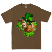 Cacao st. patrick's day goat clovers and leprechaun hat Premium Tee - RanaPortraitStore