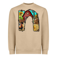Mushroom farm life alphabet lowercase letters n Heavyweight Sweatshirt - BundleAndBundleShop