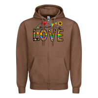Chestnut love is love Zipper Hoodie - CowhideDigitalArt