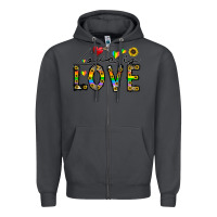 Smoke love is love Zipper Hoodie - CowhideDigitalArt