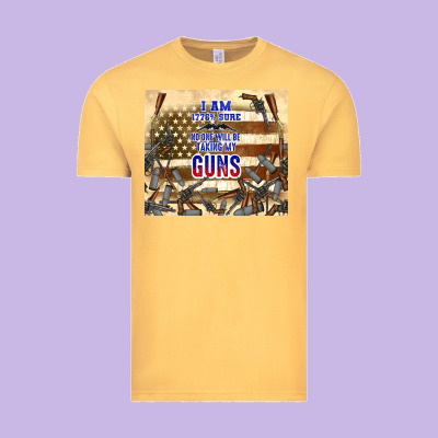 No One Will Be Taking My Guns Vintage Tee Designed By Tumblerdesignbyshophia
