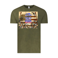 Vintage Olive no one will be taking my guns Vintage Tee - TumblerDesignByShophia