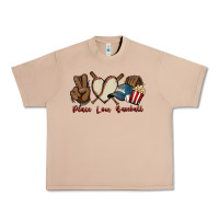 Burro Peace love Baseball Urban Heavy Tee - HowdyJamesFarm