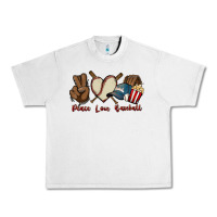 Lunar Rock Peace love Baseball Urban Heavy Tee - HowdyJamesFarm