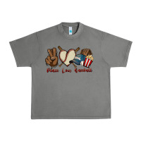 Tornado Peace love Baseball Urban Heavy Tee - HowdyJamesFarm