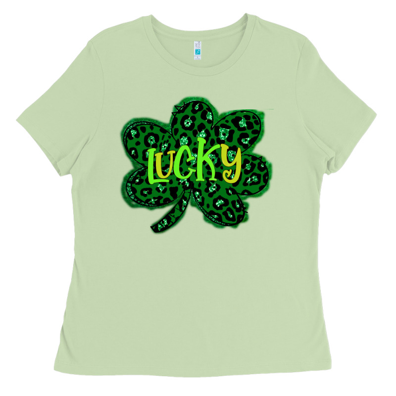 Lucky Shamrock St Patricks Day Ladies Tee by Bettercallsaul | Teevron