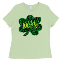 Matcha Lucky Shamrock St Patricks Day Ladies Tee - Bettercallsaul