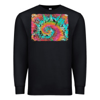 Black tie dye leopard cowhide glitter background Premium Sweatshirt - Artiststas