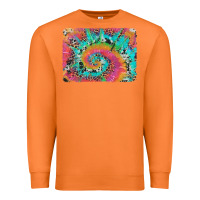 Carrot tie dye leopard cowhide glitter background Premium Sweatshirt - Artiststas
