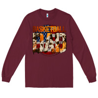 Burgundy basketball dad Long Sleeve Tee - Jasminsmagicworld