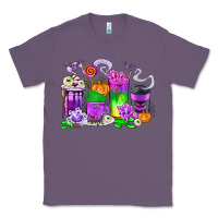 Lavender Halloween Coffee Cups Classic Tee - texasbilliewilder