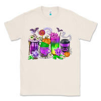 Natural Halloween Coffee Cups Classic Tee - texasbilliewilder