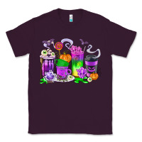 Plum Halloween Coffee Cups Classic Tee - texasbilliewilder