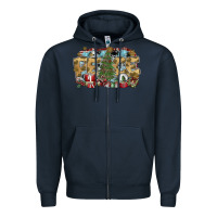 Navy peace Zipper Hoodie - SublimationCraftShop