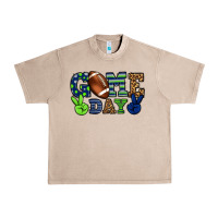 French Oak Game day green and blue team color Urban Heavy Tee - HowdyJamesFarm