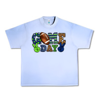 Grape Ice Game day green and blue team color Urban Heavy Tee - HowdyJamesFarm