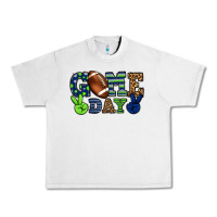 Lunar Rock Game day green and blue team color Urban Heavy Tee - HowdyJamesFarm