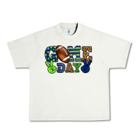Pistachio Game day green and blue team color Urban Heavy Tee - HowdyJamesFarm