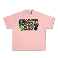 Game Day Green And Blue Team Color Urban Heavy Tee | Teevron