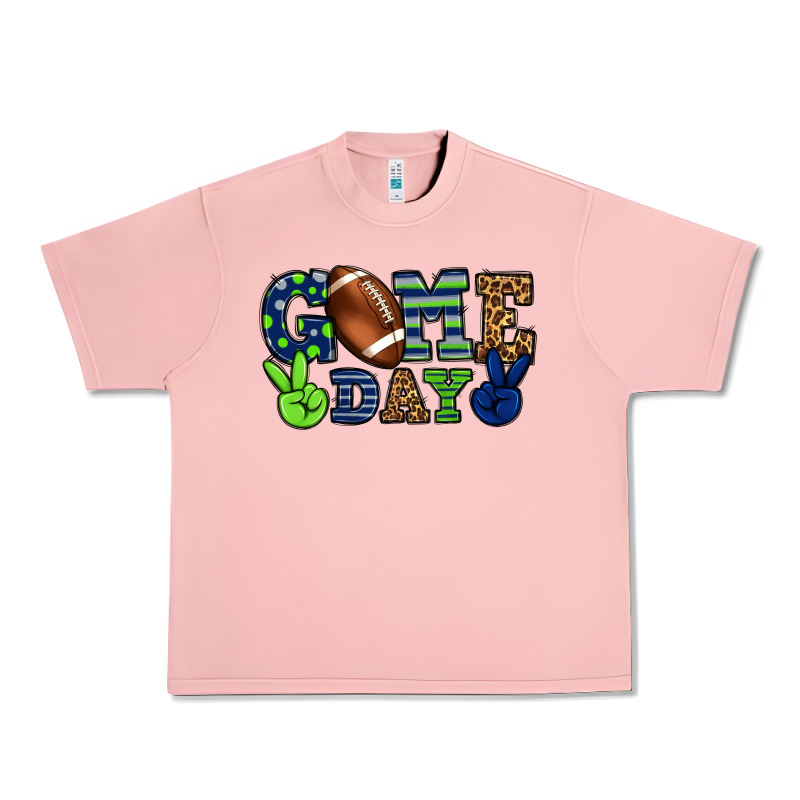 Game Day Green And Blue Team Color Urban Heavy Tee by HowdyJamesFarm | Teevron