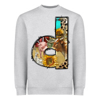Heather Grey farm life alphabet lowercase letters d Heavyweight Sweatshirt - BundleAndBundleShop