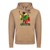 Vintage Coffee little melanin queen Vintage Hoodie - CowGirlArtShop