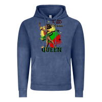 Vintage Denim little melanin queen Vintage Hoodie - CowGirlArtShop