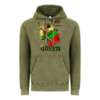 Vintage Olive little melanin queen Vintage Hoodie - CowGirlArtShop