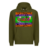 Army Green halloween nurse tumbler Premium Hoodie - BundleAndBundleShop