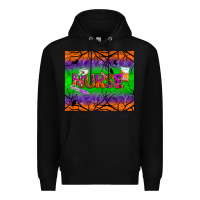 Black halloween nurse tumbler Premium Hoodie - BundleAndBundleShop