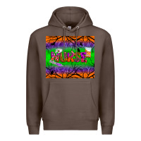 Coffee halloween nurse tumbler Premium Hoodie - BundleAndBundleShop