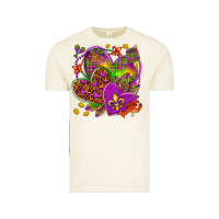 Vintage Arctic Mardi Gras hearts Vintage Tee - HowdyJamesFarm