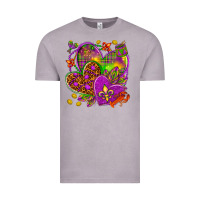 Vintage Zinc Mardi Gras hearts Vintage Tee - HowdyJamesFarm