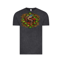 Vintage Black Western Christmas Rodeo Distressed Vintage Tee - RanaPortraitStore