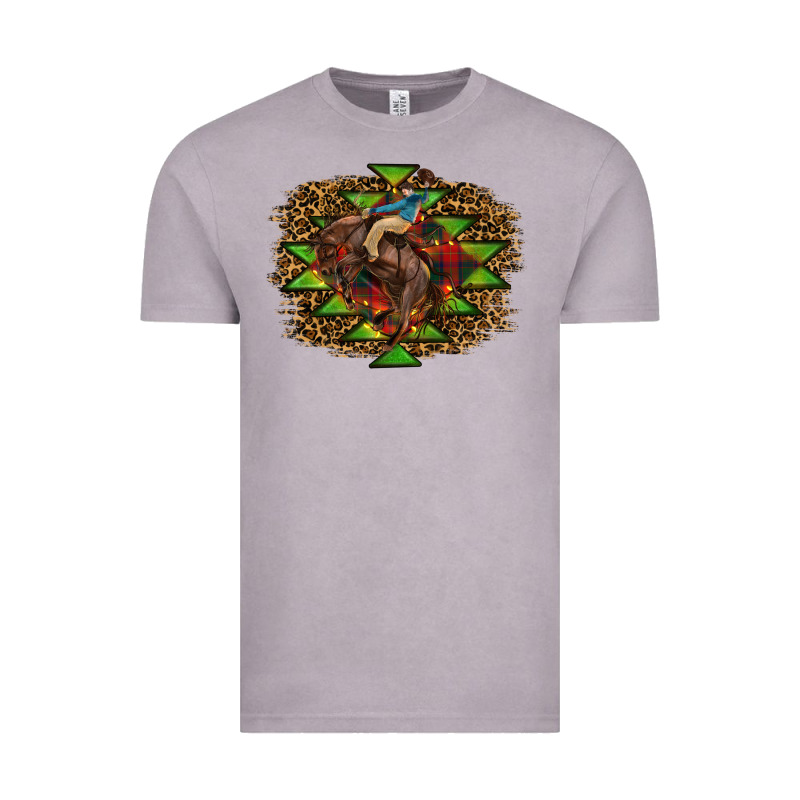 Western Christmas Rodeo Distressed Vintage Tee by RanaPortraitStore | Teevron