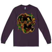 Plum Hope black history Long Sleeve Tee - HowdyJamesFarm