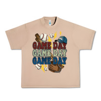 Burro Game Day lightning bolt Baseball Urban Heavy Tee - HowdyJamesFarm