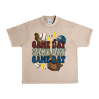 French Oak Game Day lightning bolt Baseball Urban Heavy Tee - HowdyJamesFarm
