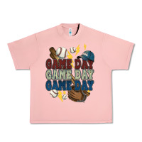 Salmon Game Day lightning bolt Baseball Urban Heavy Tee - HowdyJamesFarm