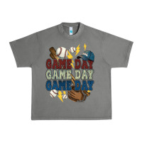 Tornado Game Day lightning bolt Baseball Urban Heavy Tee - HowdyJamesFarm