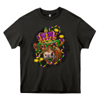 Asphalt Mardi Gras red Angus Heavy Core Tee - LillyAllenDesigns