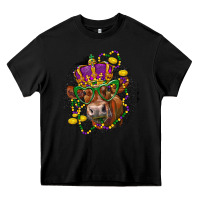 Black Mardi Gras red Angus Heavy Core Tee - LillyAllenDesigns