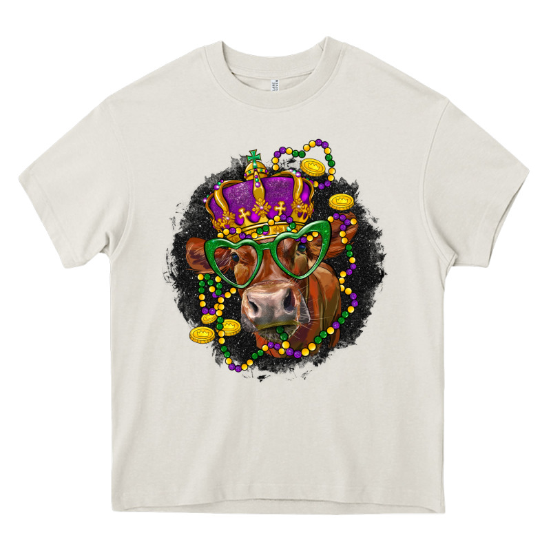 Mardi Gras Red Angus Heavy Core Tee by LillyAllenDesigns | Teevron