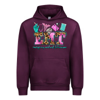 Mauve Wine emt emergency medical technician Urban Hoodie - AdoDesignShop